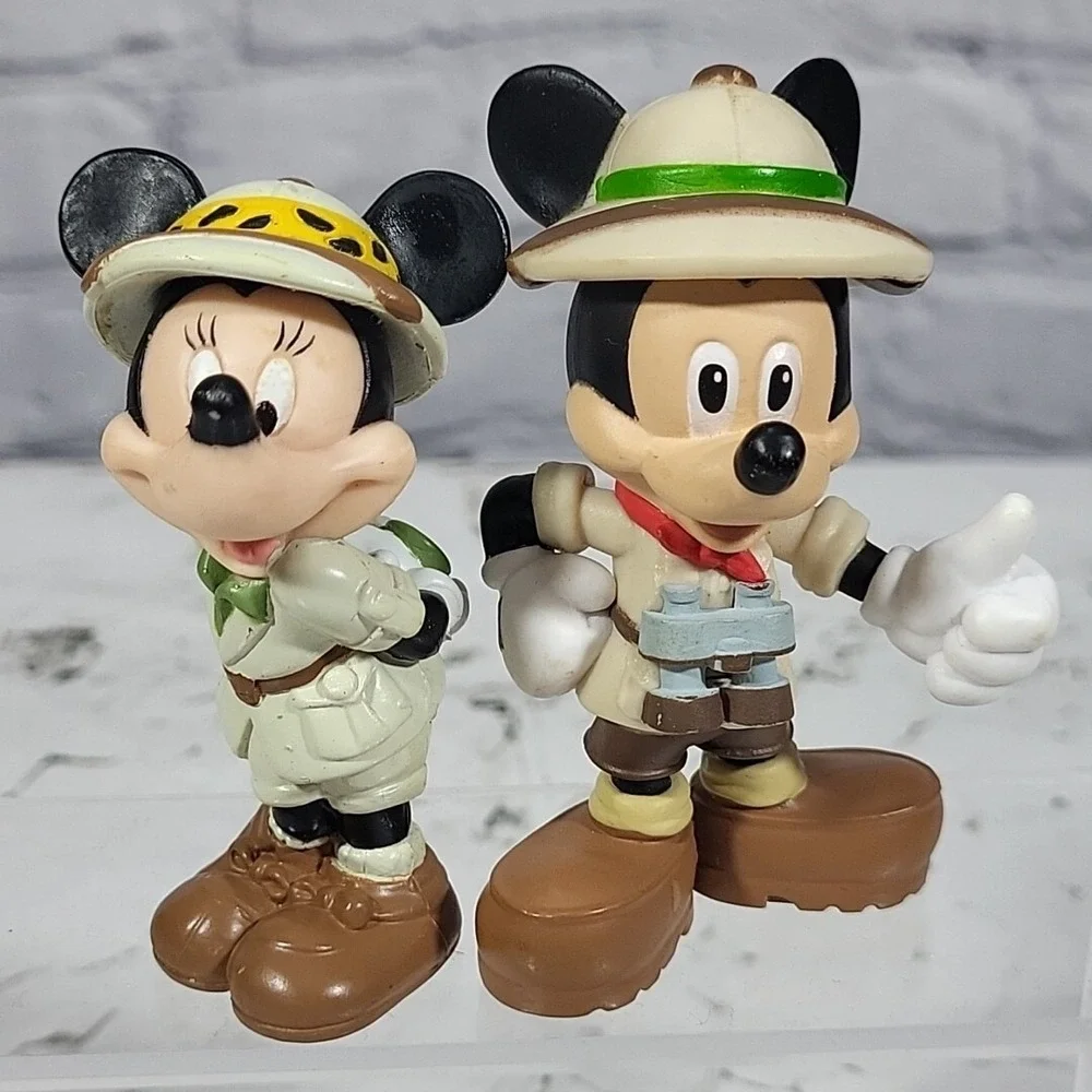 Disney Adventure Figures Mickey Mouse Donald Duck and‎ Nephew Lot of 4